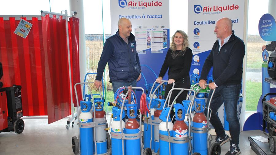 Een winkel voor lasbenodigdheden die “vol gas” evolueert
